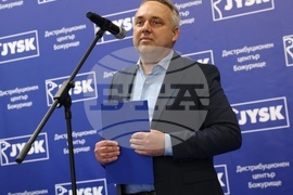 Божурище - Дистрибуционен център на „Юск" (JYSK) - първа копка - Венцислав Чавдаров