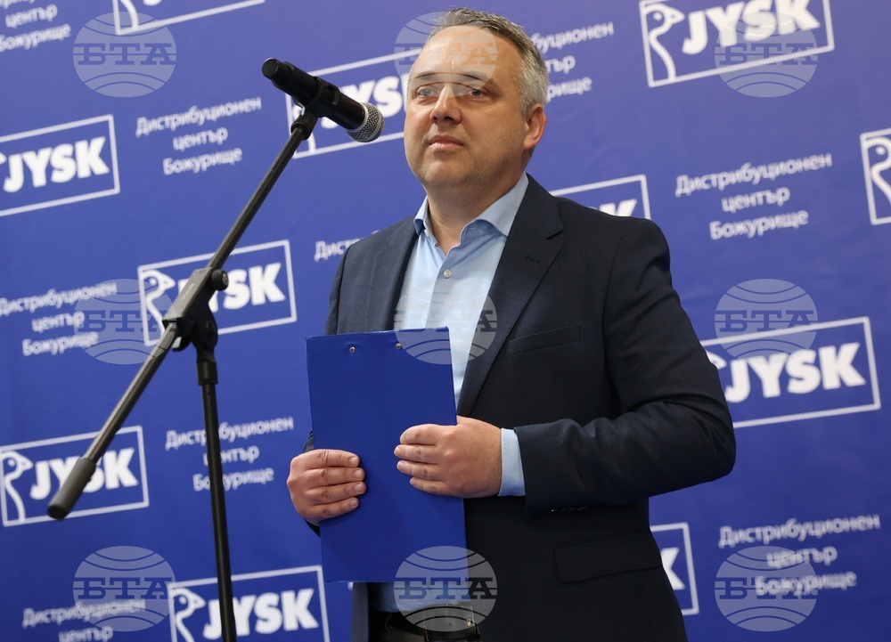 Божурище - Дистрибуционен център на „Юск" (JYSK) - първа копка - Венцислав Чавдаров