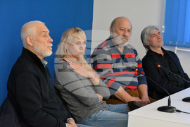 Национален пресклуб на БТА Русе - изложба „Живопис и скулптура" - пресконференция