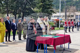 Враца - гвардейски отряд - връчване на знаме