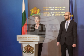 Министерски съвет - Мария Недина - Андрей Янкулов - брифинг
