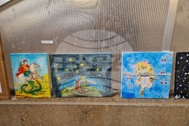 Самоков - Общинска библиотека - изложба на детски рисунки