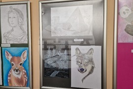 Самоков - Общинска библиотека - изложба на детски рисунки