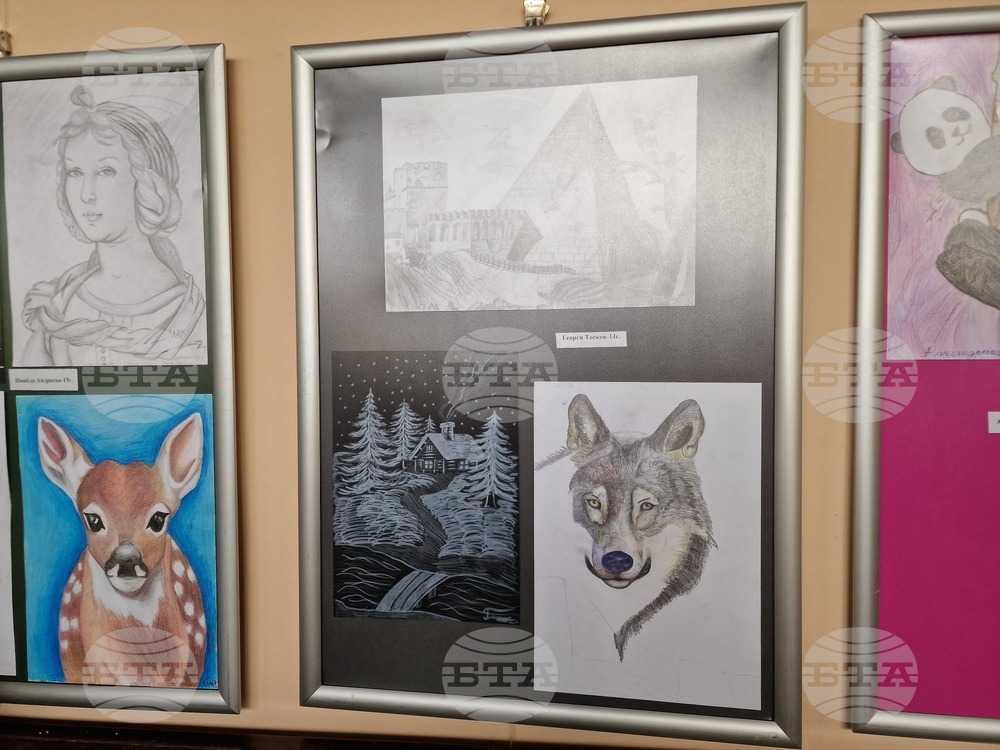 Самоков - Общинска библиотека - изложба на детски рисунки