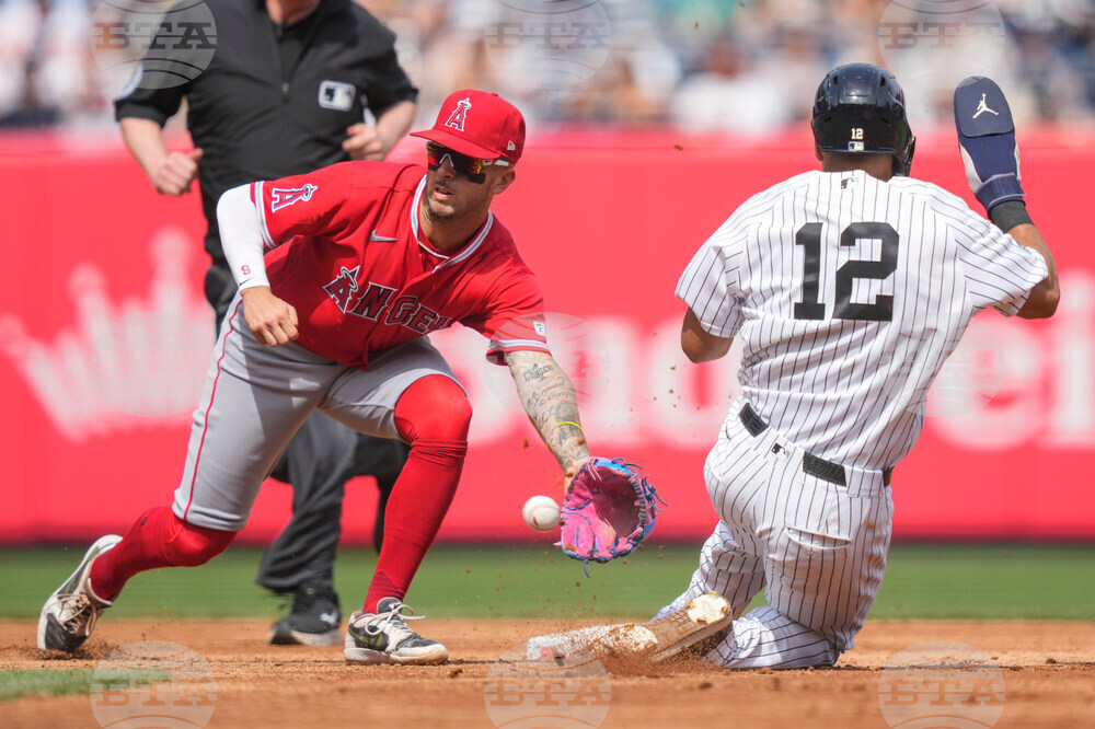 Angels Yankees Baseball