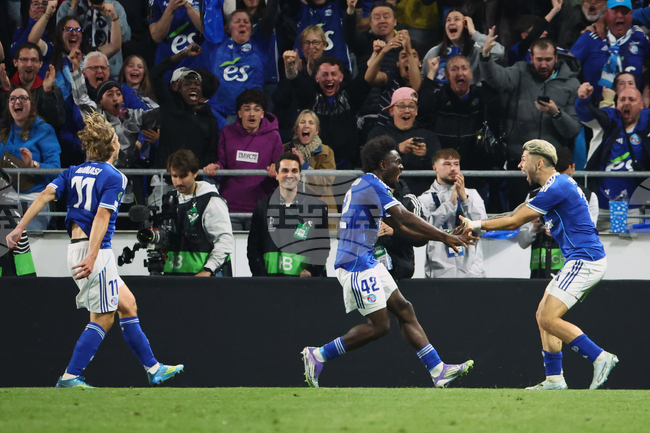 Страсбург се класира за полуфиналите в Лигата на конференциите след паметен обрат срещу Майнц, АЕК Атина остана на крачка от такъв срещу Райо Валекано