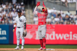 Angels Yankees Baseball