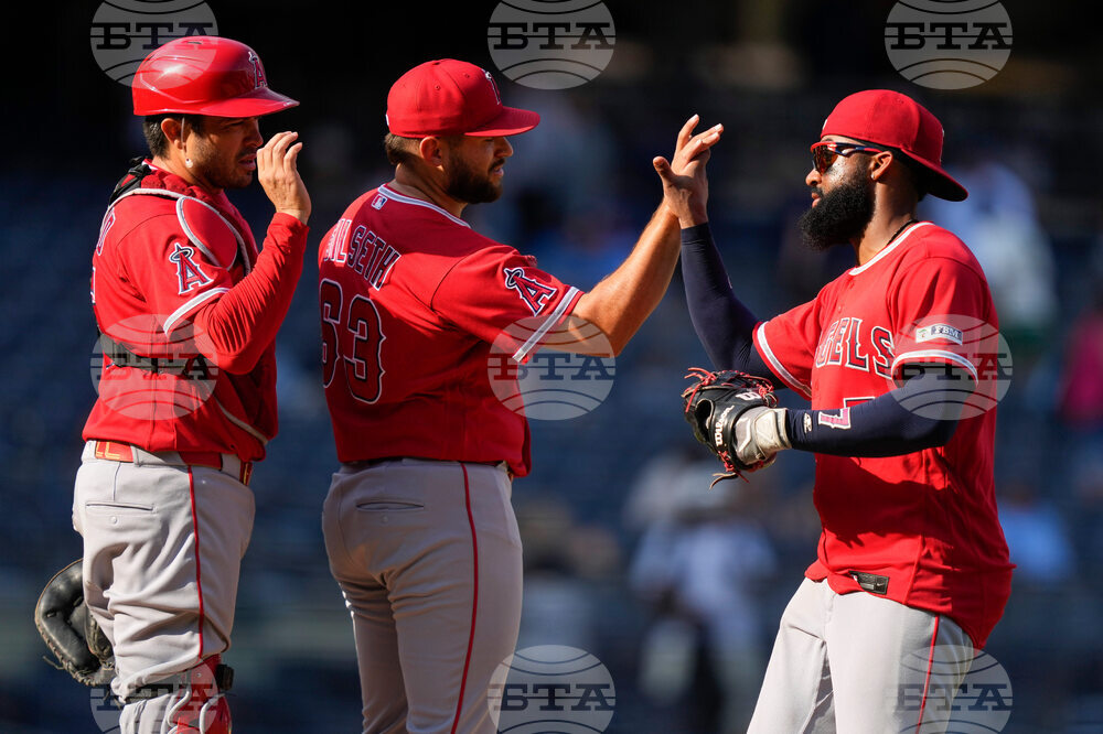 Angels Yankees Baseball