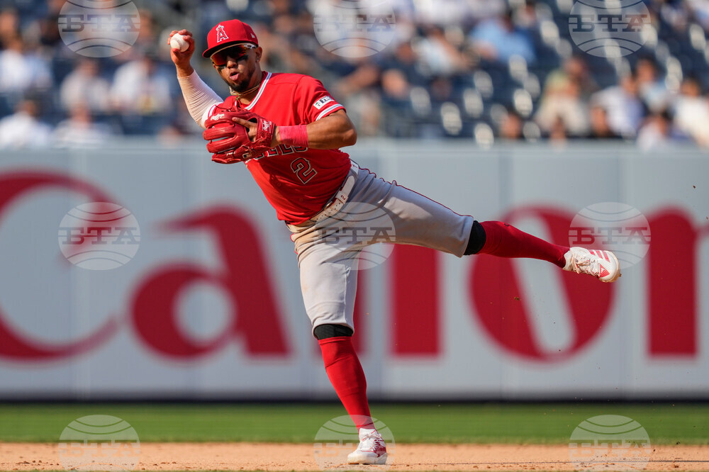Angels Yankees Baseball