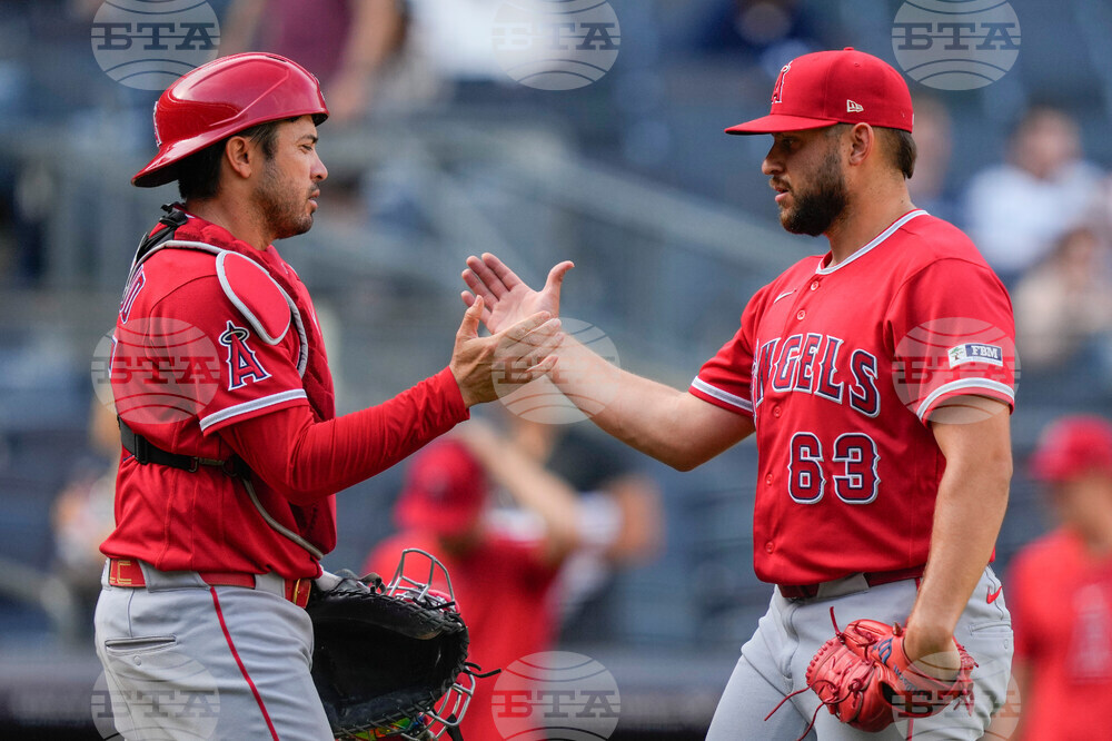 Angels Yankees Baseball