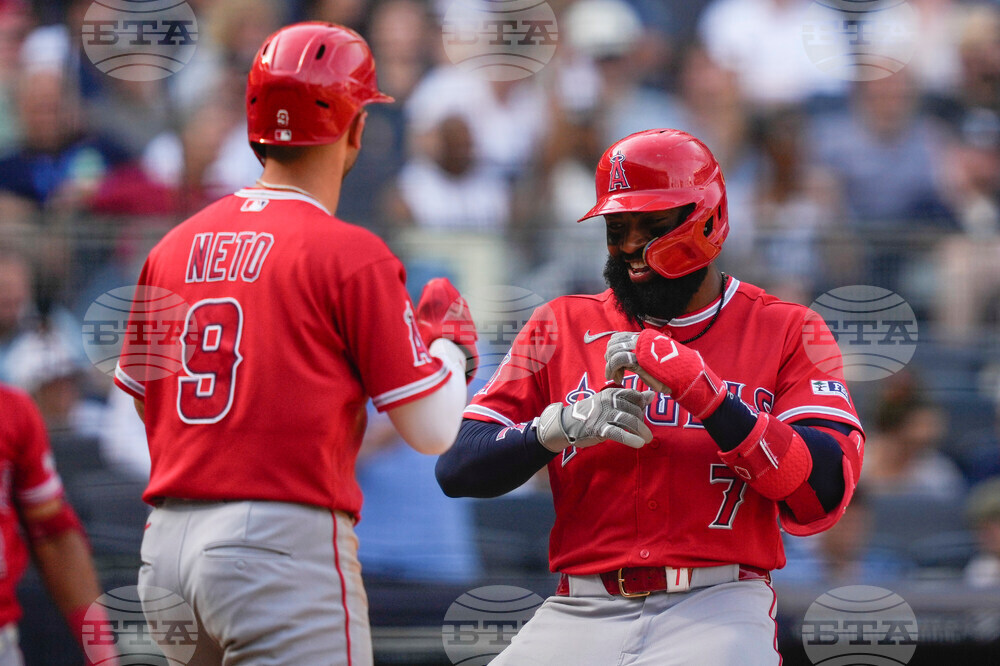 Angels Yankees Baseball