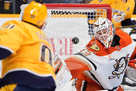 APTOPIX Ducks Predators Hockey