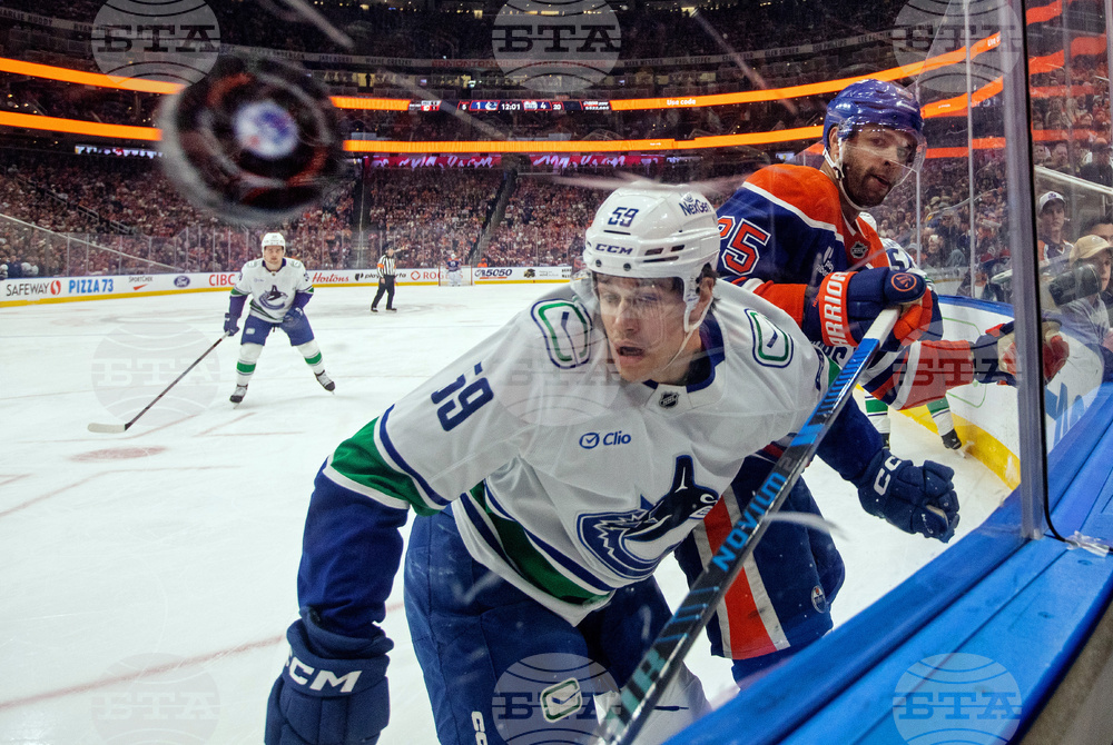 Canucks Oilers Hockey
