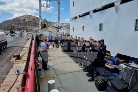 Испания - Антарктида - НИК 421 - курсанти - плавателна практика