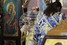 Храм „Св. Богородица - Живоприемни източник“ - Патриарх Даниил - литургия
