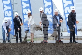 Божурище - Дистрибуционен център на „Юск" (JYSK) - първа копка