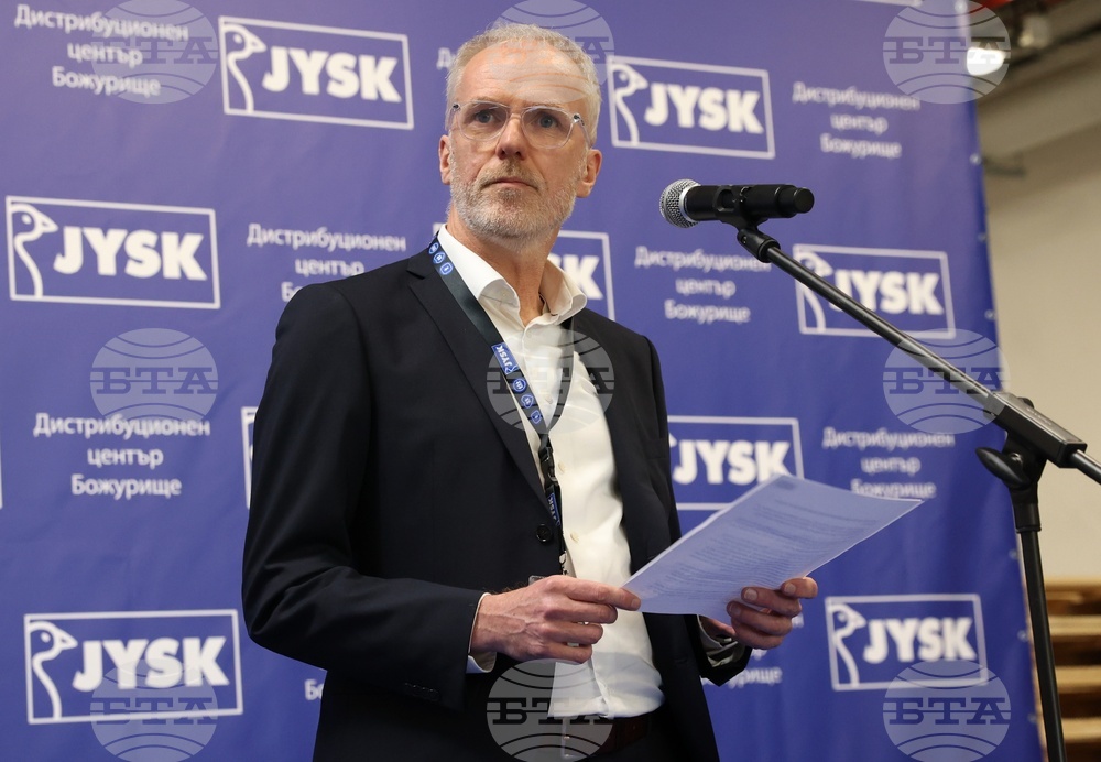 Божурище - Дистрибуционен център на „Юск" (JYSK) - първа копка - Оле Томпсен