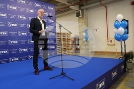 Божурище - Дистрибуционен център на „Юск" (JYSK) - първа копка - Оле Томпсен