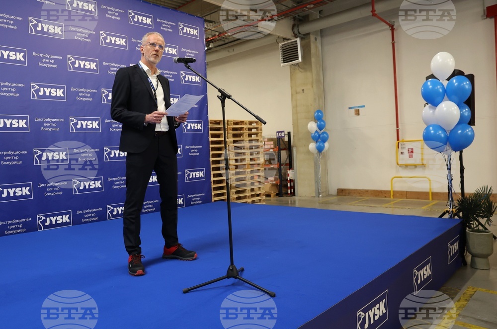 Божурище - Дистрибуционен център на „Юск" (JYSK) - първа копка - Оле Томпсен