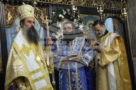 Храм „Св. Богородица - Живоприемни източник“ - Патриарх Даниил - литургия