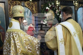 Храм „Св. Богородица - Живоприемни източник“ - Патриарх Даниил - литургия