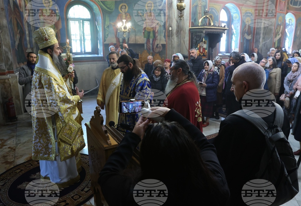 Храм „Св. Богородица - Живоприемни източник“ - Патриарх Даниил - литургия