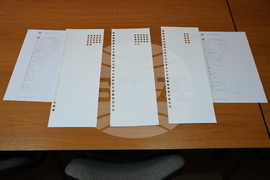 Благоевград - тактилни шаблони за гласуване - представяне