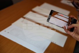 Благоевград - тактилни шаблони за гласуване - представяне