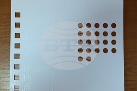 Благоевград - тактилни шаблони за гласуване - представяне