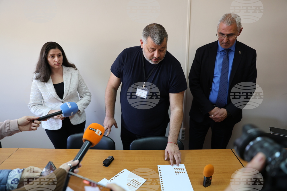 Благоевград - тактилни шаблони за гласуване - представяне