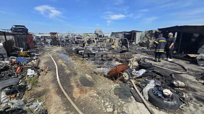 Ликвидиран е пожар в Южната промишлена зона на Пловдив, няма пострадали