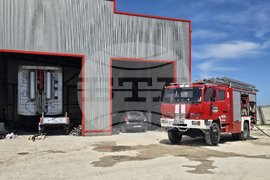 Пловдив - автоморга - пожар