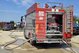 Пловдив - автоморга - пожар