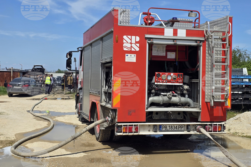 Пловдив - автоморга - пожар