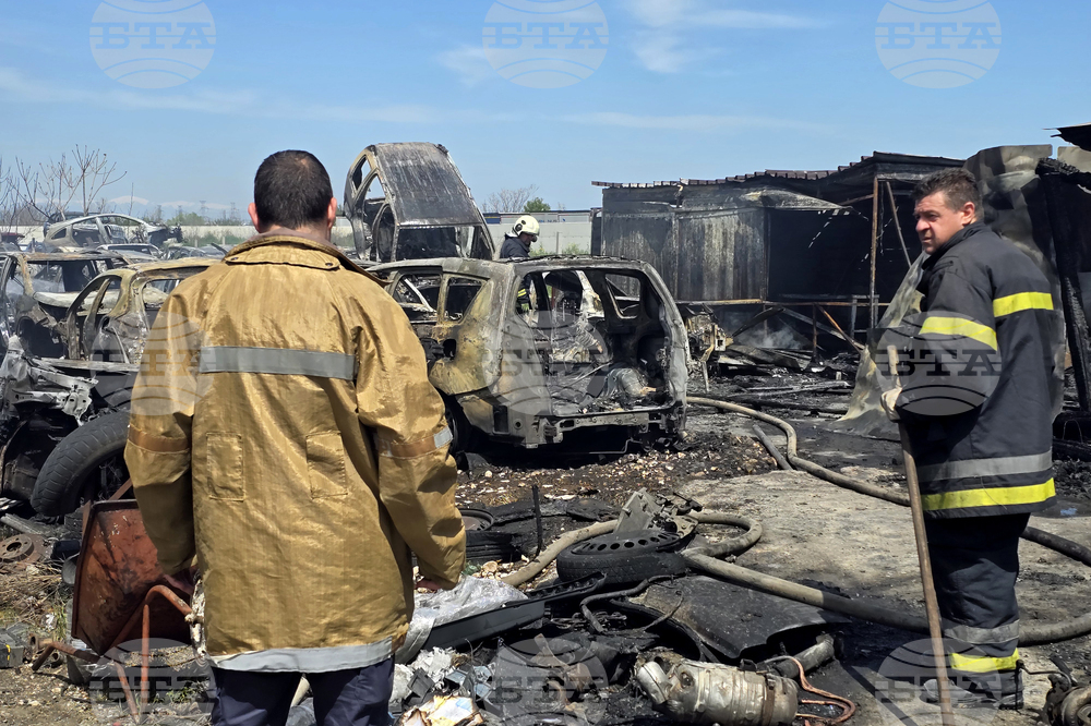 Пловдив - автоморга - пожар