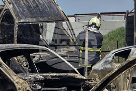 Пловдив - автоморга - пожар