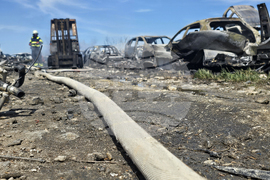 Пловдив - автоморга - пожар