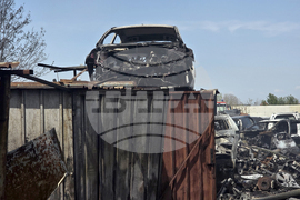 Пловдив - автоморга - пожар