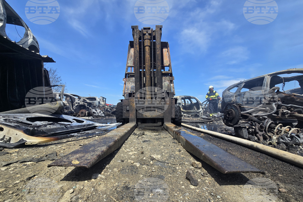 Пловдив - автоморга - пожар