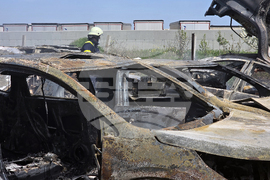 Пловдив - автоморга - пожар