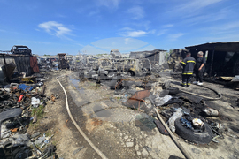 Пловдив - автоморга - пожар