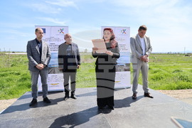 Село Маноле - пътен надлез - официална церемония