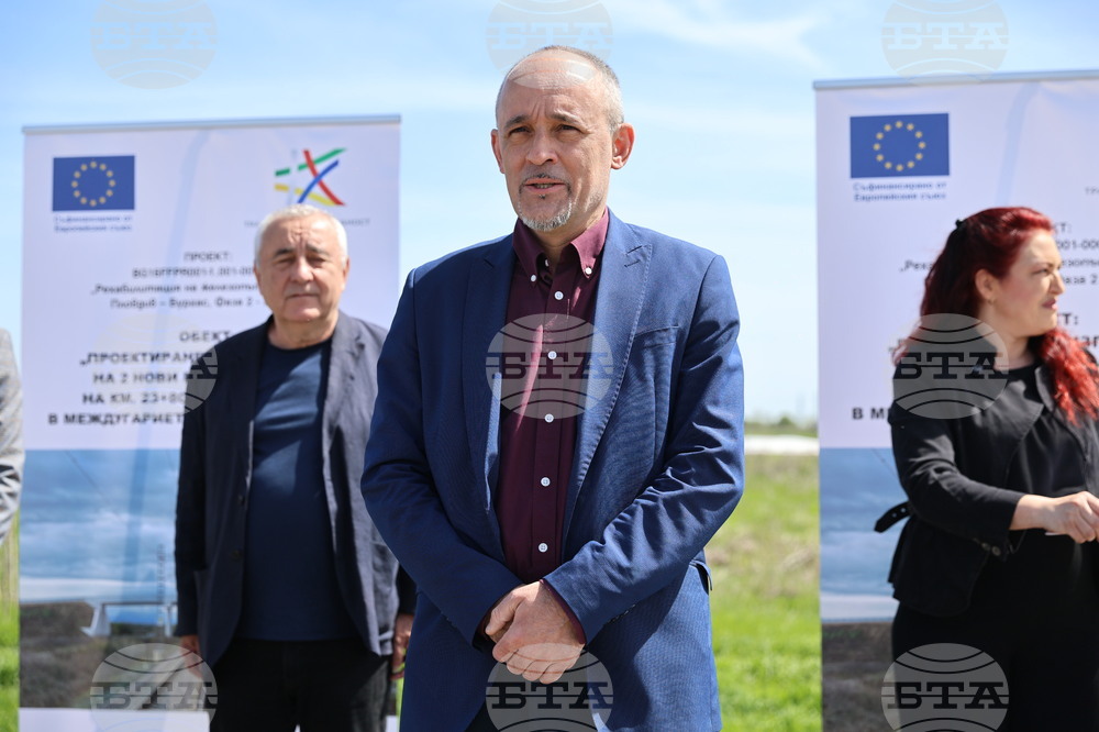 Село Маноле - пътен надлез - официална церемония