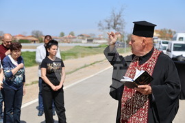 Село Маноле - пътен надлез - официална церемония