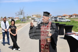 Село Маноле - пътен надлез - официална церемония