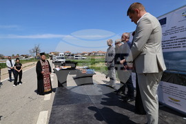 Село Маноле - пътен надлез - официална церемония