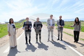 Село Маноле - пътен надлез - официална церемония