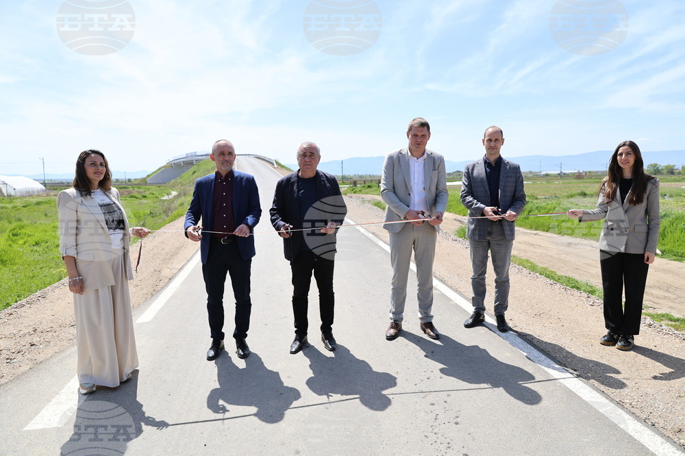 Село Маноле - пътен надлез - официална церемония