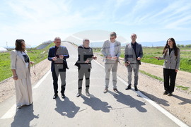 Село Маноле - пътен надлез - официална церемония