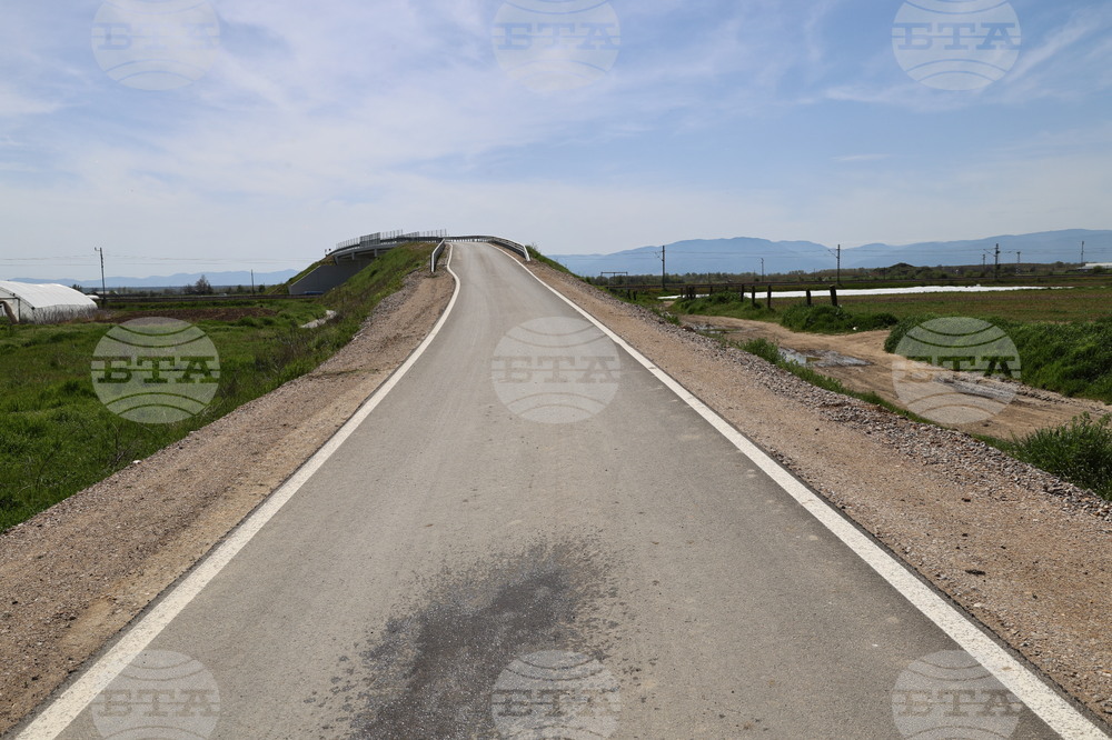 Село Маноле - пътен надлез - официална церемония